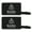 Black, variant on ThisWear Funny Luggage Tags for Women Keep Calm Nana Will Take Care Of It 2-pack Laser Engraved Leatherette Luggage Tags Pink