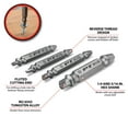 thumbnail image 3 of Performance Tool W491 X-Trax Screw Remover Set (4 Pieces) - Removes Stripped or Broken Screws, Dual Tips, Hardened Alloy, 3 of 14