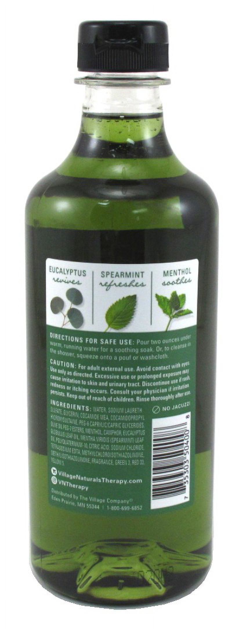 Village Nat. Bath Oil & Body Wash 2In1 Muscle 16oz (Pack of 3)