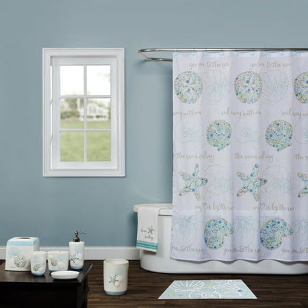 Skl Home Seaside Blossoms Shower Curtain Walmart Com