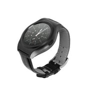 Water Resistant 1.3In Watch Smart Watch With Sim Card Slot Sleep Monitor Heart Rate Monitor and Pedometer, Black