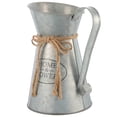 thumbnail image 1 of KAKOWELY Maceta de metal vintage para flores, decorativa, con asa, 1 of 4