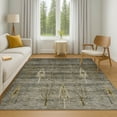 thumbnail image 7 of Addison Rugs Mayfield Premium Machine Washable Transitional Floral Pewter Rectangle Rug, 10' x 14', 7 of 7