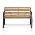 thumbnail image 3 of Furniture of America IDF-OB1805 Banc de Patio Extérieur Résistant aux Intempéries Dumas, 3 of 5