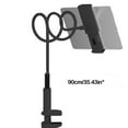 thumbnail image 3 of Foqnuq Heavy-Duty Cell Phone Tablet Holder, Adjustable Overhead Cantilever Stand, 360-Degree Rotating Bracket, Versatile Support for Video Calls & Streaming, 3 of 6