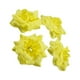 thumbnail image 2 of 50 piezas de tela de bajo mantenimiento Toystoory para álbumes y decoración de ropa fiestas Flores artificiales Amarillo 4.5 cm, 2 of 6