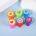 thumbnail image 5 of Nestingho 20pcs Heart Stampers for Kids Self Inking Stamps for Classroom Rewards Goody Bag Fillers Party Favors Easy to Hold Foam Stamps Assorted Color, 5 of 7