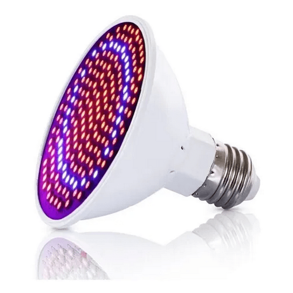 Lámpara Con 200 Luces Led Para Crecimiento De Plantas Malubero base cálida: E27.