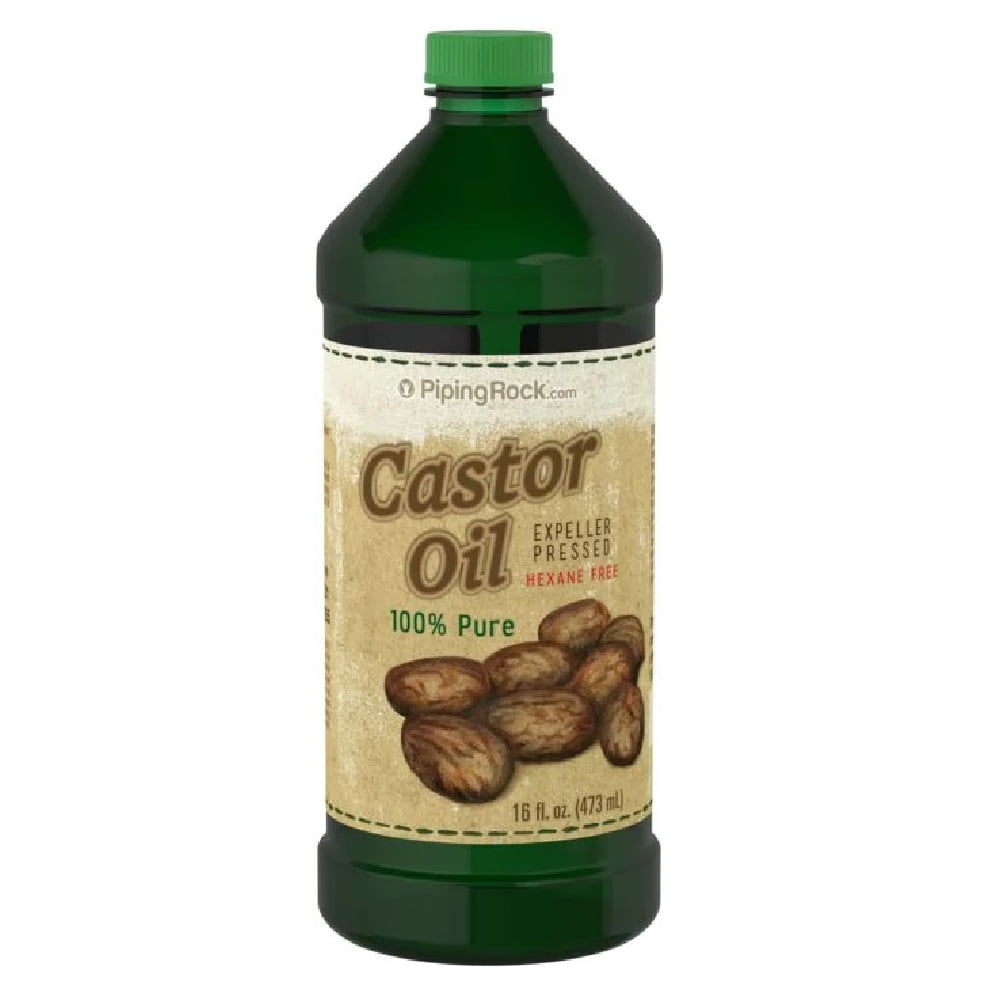 Piping Rock Castor Oil (Expeller Pressed) Hexane Free 100 Pure Virgin