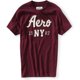 thumbnail image 1 of Aeropostale - Camiseta gráfica para hombre 19 Ny 87, roja, extra pequeña, 1 of 1