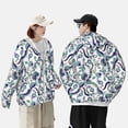thumbnail image 2 of Sun Protection Hoodie Jacket, Paisley Pattern No.9074 Sun Shirts For Men Women Long Sleeve With Pocket Hiking Outdoor, 2 of 2