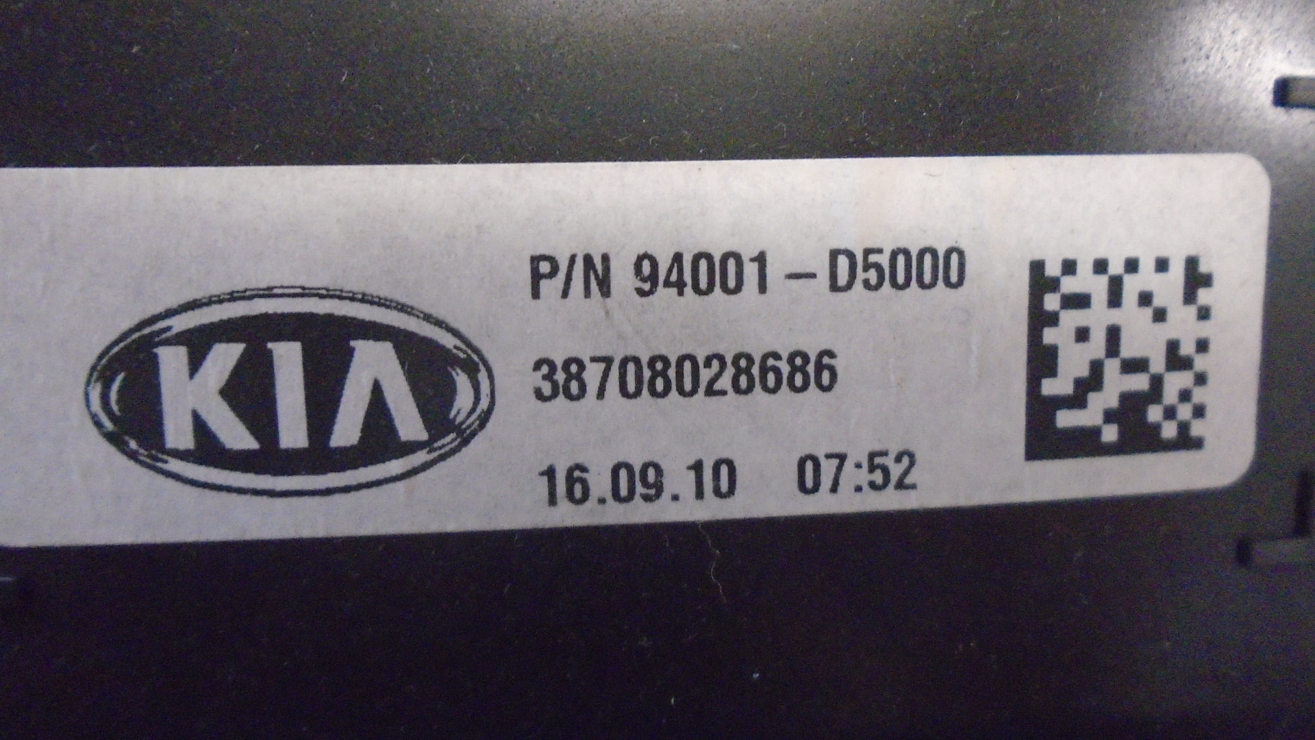 Pre-Owned 2016 2017 2018 Kia Optima Speedometer Cluster MPH 94001-D5000 87k OEM LKQ - Verify Specific Vehicle Fitment In Description - (Good)