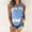 Blue, variant on Tank Top For Women Camisole For Women Womens Plus Size Daily Summer Spring Summer Casual Round Neck Sleeveless Tie Dye Print Patchwork Crew Neck Tanks Tops(S 5Xl) Womens Tops Black L