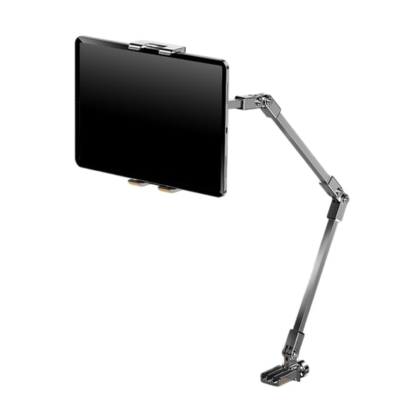 1. Adjustable Tablet Holder Stand with 360 Rotation Foldable Carbon Steel Bracket for Phone & Tablet Bed Desk Mount