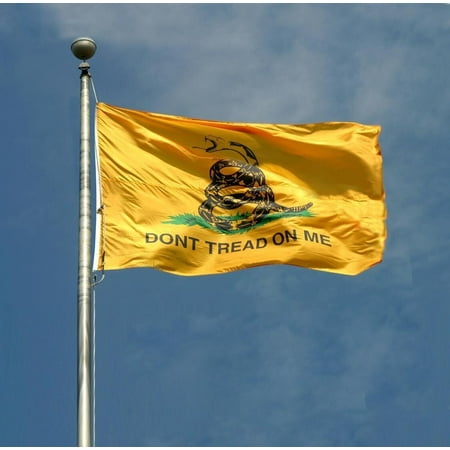 6'X10' Gadsden Yellow Snake Tea Party Culpeper Don't Tread on Me Flag USA Banner