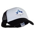 thumbnail image 5 of Winter Wolf Embroidered Summer Foam Mesh Trucker Cap - Black White OSFM, 5 of 5