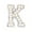 K, variant on Stickers,Personalized Pearl Letter Patch Alphabet Patch Customized Letters Patch On Patch Glue On Patch Applique DIY Bride
