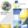 thumbnail image 2 of Yayeee Dish Drying Mat for Kitchen Counter 18"x24" Microfiber Absorbent Pad, Cartoon Lemon Leaves, 2 of 7