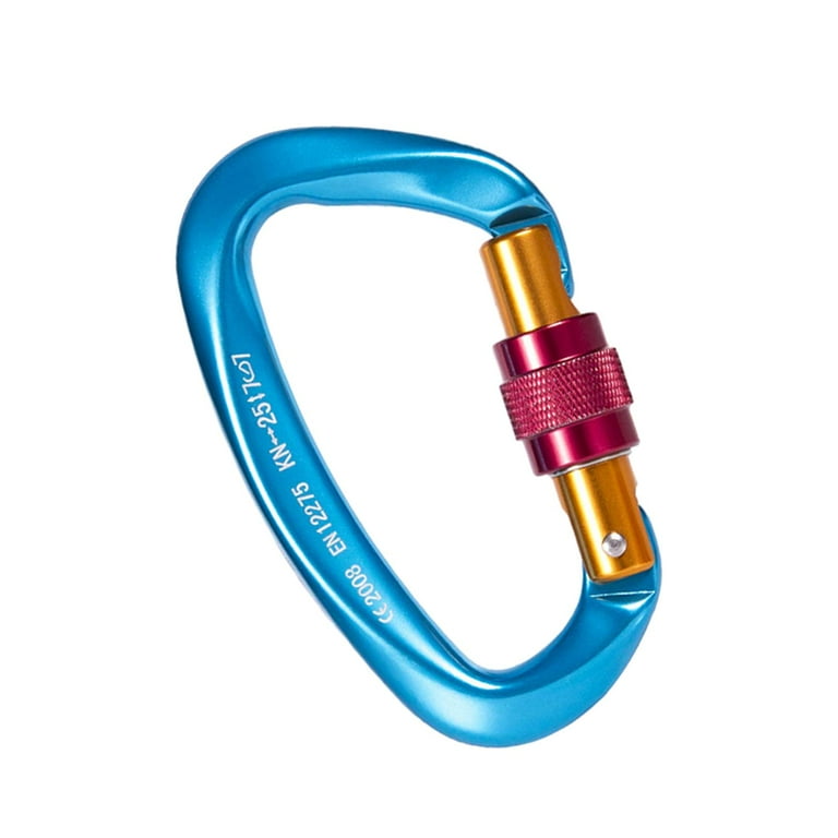 D Rings Carabiners Small Carabiner Clip Heavy Duty Webbing Release