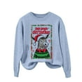 thumbnail image 6 of Karight Ugly Christmas Sweaters for Women, Santa Graphic Crewneck Long Sleeves Knit Pullover Tops Soft Warm Sweatshirts, 6 of 9