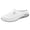 White, variant on XUNKUSGA Shoes for Women Breathable Mesh Slip On Shoes Women Lightweight Non-Slip Arch Support Walking Shoes Women Classic Soft Sole Backless Mules for Women,Gray,5.5