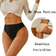 5 Pack Plus Size Underwear for Women Seamless HiCut Panties