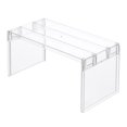 thumbnail image 2 of Estante De Almacenamiento Para Frigorífico, Divisor De Estante Para Refrigerador Con Soporte De Carga Alta Desmontable, Transparente De Larga Duración, Elegante Para Baño, 2 of 7