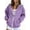 Purple, variant on ZUBMGKTE Women's Fall Zip Up Hoodies Sweatshirts Comfy Fleece Lined, Long Sleeve Pockets, Drawstring Hooded, Loose Fit, Trendy Y2K, Track Jackets, Spring Winter Clothing