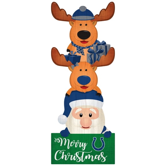 Indianapolis Colts 31'' Santa Stack Leaner