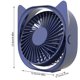 thumbnail image 2 of Mini ventilador de escritorio USB Ventilador eléctrico portátil ajustable de ángulo de 360 ​​grados con 3 velocidades de viento, azul Inevent HA5690-01B, 2 of 6