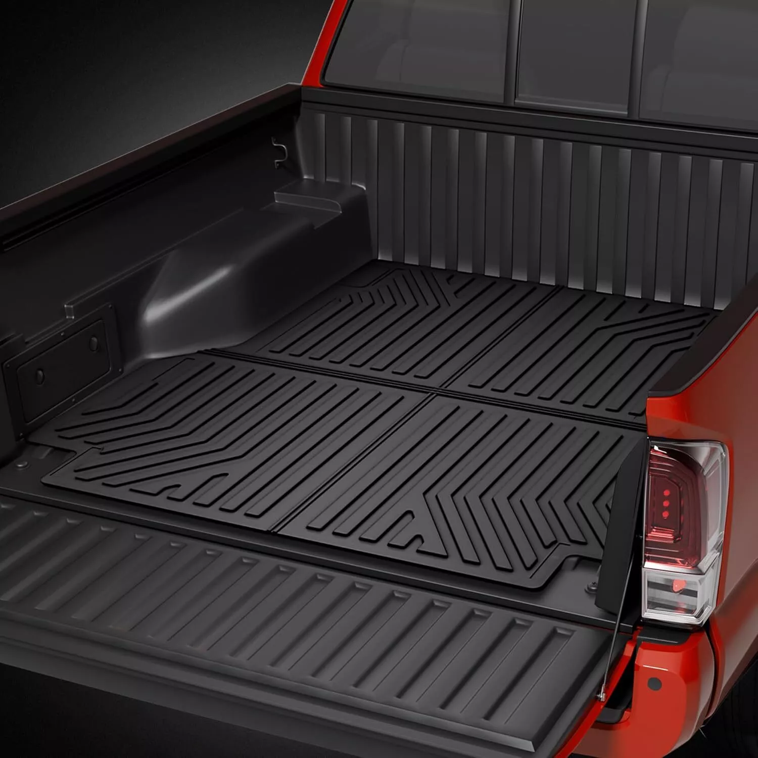 RVNI Truck Bed mat Liner for 2023 2024 2025 Tesla Cybertruck TPE All Weather Protection Heavy Duty Pickup Truck Bed Liner Cybertruck Accessories