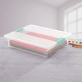thumbnail image 3 of Sterilite 5.7 Qt Clip Box, Small Stackable Plastic Storage Bins with Latching Lids, 6 Pack, 3 of 11