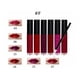 thumbnail image 4 of Lápiz labial líquido mate suave, resistente al agua y de larga duración, 6 colores + 12 aplicadores de varillas labiales. MI, 4 of 9