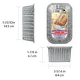 thumbnail image 4 of (2 pack) Handi-Foil Aluminum Mini Loaf Pans with Lids, 5 Count, 4 of 8