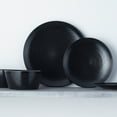 thumbnail image 3 of Noritake Colorscapes BoB Swirl (Black on Black) 12-Piece Coupe Dinnerware Set, Service for 4, 3 of 7