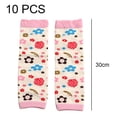 thumbnail image 2 of 10 pares de calentadores de piernas para bebés, polainas, rodilleras, calcetines para niños pequeños, 2 of 5