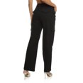 thumbnail image 3 of Womens Twill Wide Leg Cargo Pants, 3 of 3