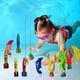 thumbnail image 4 of Juguetes de piscina, juguetes para bebés, juguetes de buceo en piscina para niños, juegos de natación subacuáticos con coloridos juguetes flotantes que se hunden, ideales para búsquedas de tesoros en, 4 of 7