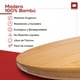 thumbnail image 5 of 2 Piezas Bandeja Giratoria Lazy Susan de Bambú Ultrachef, Charola Organizadora de Cocina para Especias, Botanero, Base Giratoria para Mesa, Almacenamiento, 25cm, 5 of 9