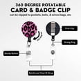thumbnail image 7 of Bravoul Heavy-Duty Retractable Badge Reel with 360 °   Rotating Clip - ID Card Holder, Detachable Lanyard, 7 of 7