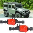 thumbnail image 3 of Upgrade Parts Metal Front&Rear Axle Housing for 4 1/10 Model Car (Black Red), 3 of 8