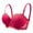 Wine, variant on SROBPTY Womens Bras,Plus Size Summer Bras for Womens,Woman's Solid Color Lace Thin Style Ventilate Back Buckle Bra Steel Rim