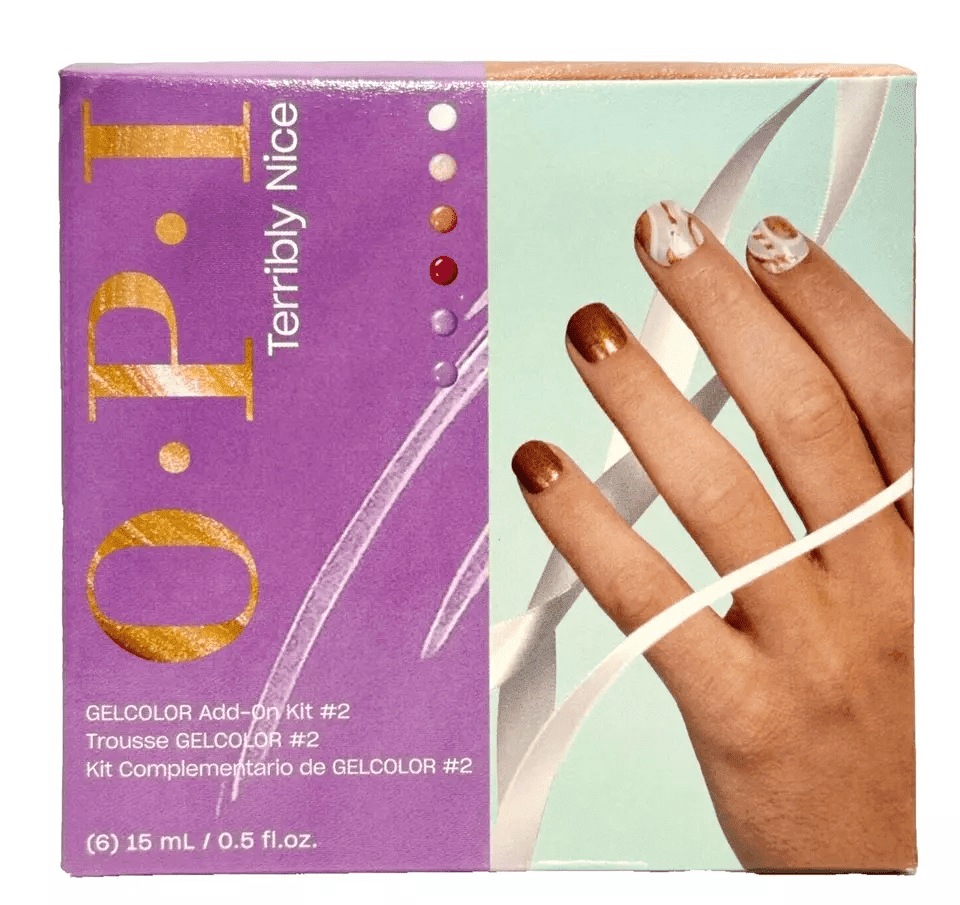 OPI GelColor Terribly Nice Add-On Kit #2 6 Piece Kit
