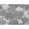 thumbnail image 1 of Ahgly Company Machine Washable Indoor Rectangle Transitional Silver Gray Area Rugs, 7' x 10', 1 of 7