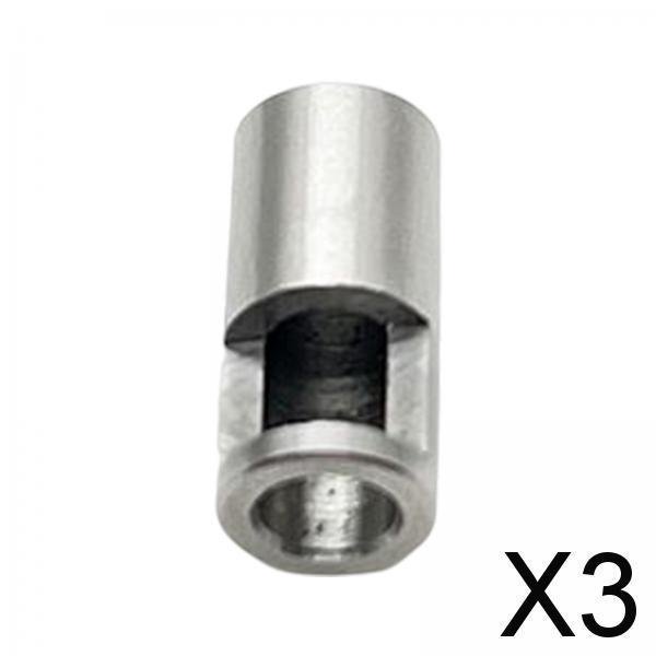 Manguito de Eje de Acoplamiento de Eje de Motor de Acero Inoxidable de Alta Calidad para Vehículos RC en Escala 1:8 , 3 piezas