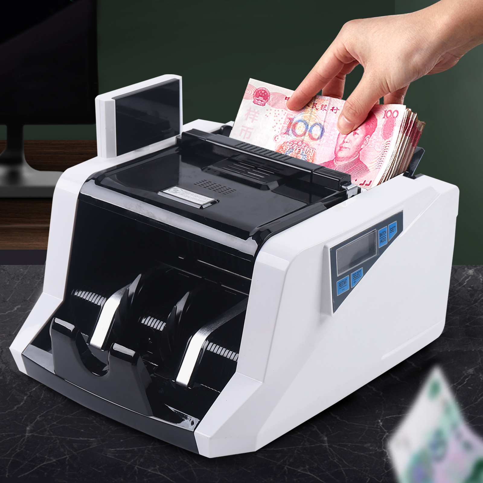CNCEST Digital Display Money Counter for US Dollar