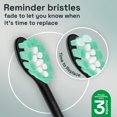 thumbnail image 4 of Cabezales de repuesto para cepillos de dientes Brushmo Plaque Control x8, color negro, 4 of 5