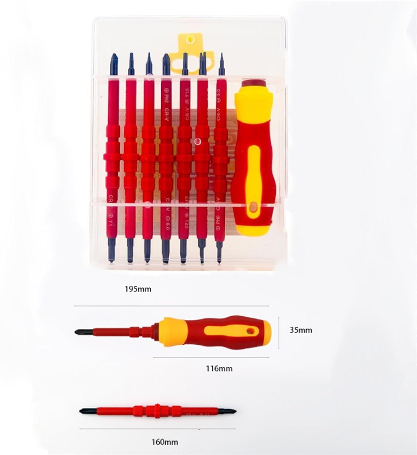 Gamvdout DIY Tool Kit 8PCS Screwdriver Bits Sets For Household Electrical Repairing Maintenance Hand Tools Tool Sets