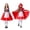 Red, variant on Zecgelong Red Riding Hood Dress and Cape Outfit Role Play Fancy Dress Red L