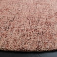 thumbnail image 3 of SAFAVIEH Abstract Carina Solid Area Rug, Rust/Ivory, 6' x 6' Round, 3 of 10